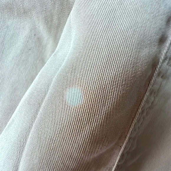 Free People Woman’s Shirt Tan Botton Up Size S/P FLAW - Picture 5 of 8